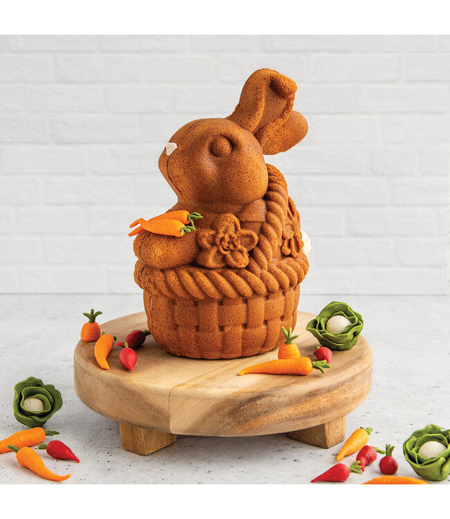 Bunny In A Basket 3D Pan