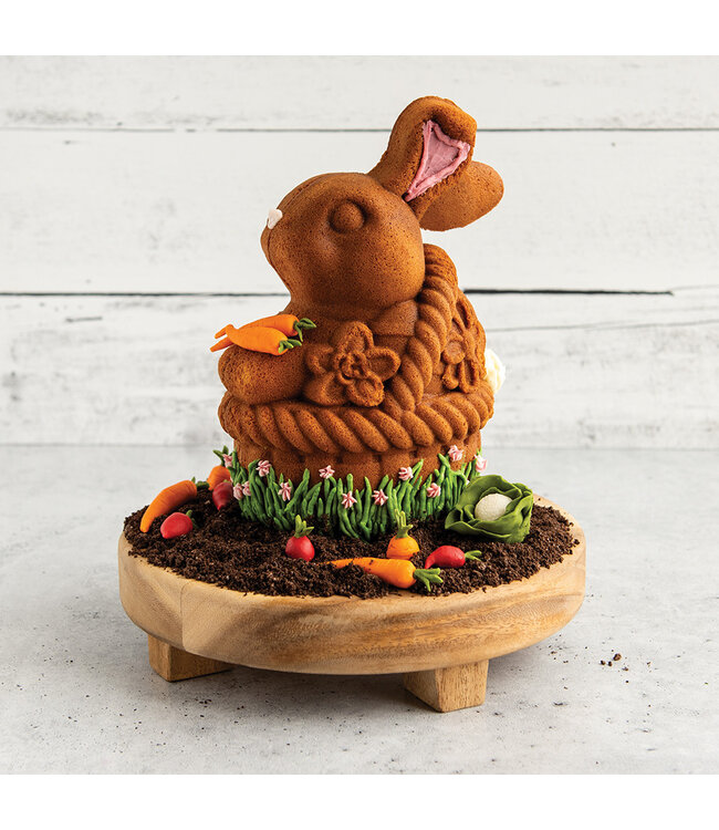 Bunny In A Basket 3D Pan
