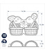 Bunny In A Basket 3D Pan