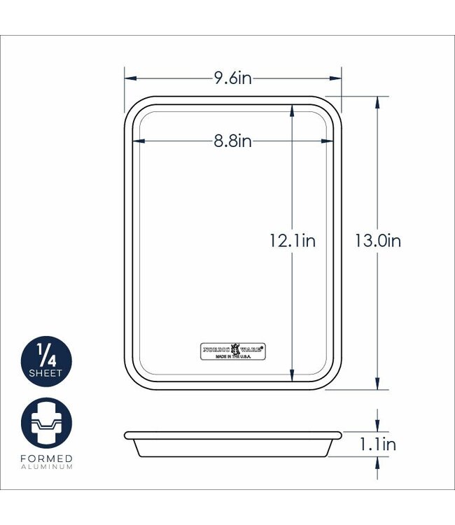 Naturals® Aluminum Quarter Sheet