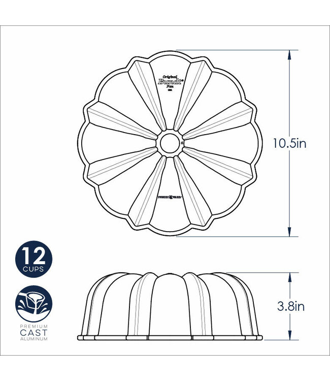 Sparkling Silver Original Bundt® Pan