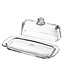 HIC Harold Import Company Glass Covered Butter Dish