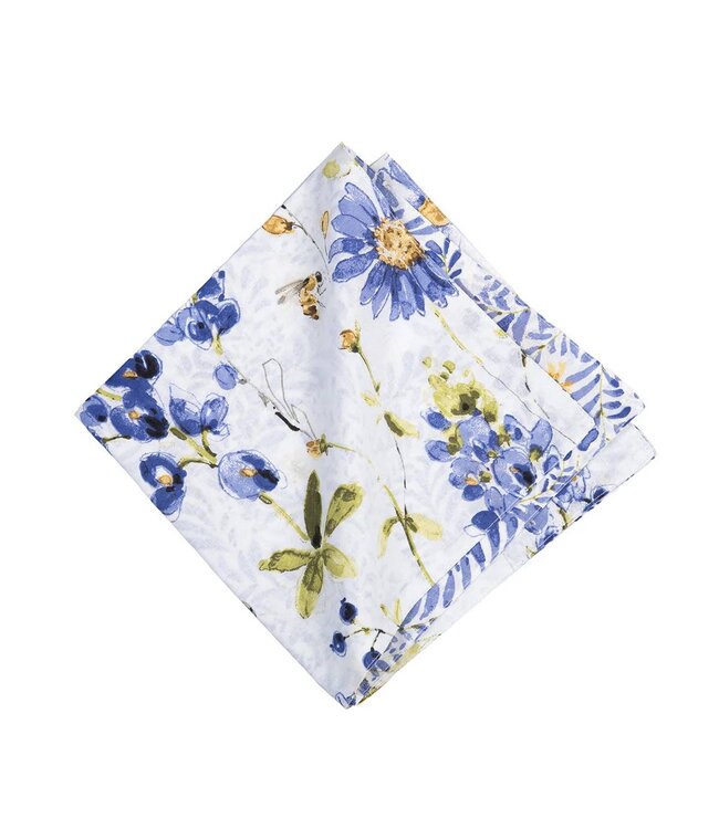 Lovely Blues Floral Napkin
