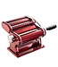 HIC Harold Import Company Fante's Pasta Machine with Double Pasta Cutter, Red
