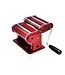 HIC Harold Import Company Fante's Pasta Machine with Double Pasta Cutter, Red