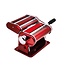 HIC Harold Import Company Fante's Pasta Machine with Double Pasta Cutter, Red