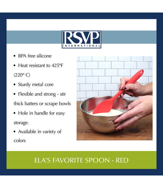 RSVP Ela's Spoon - Red