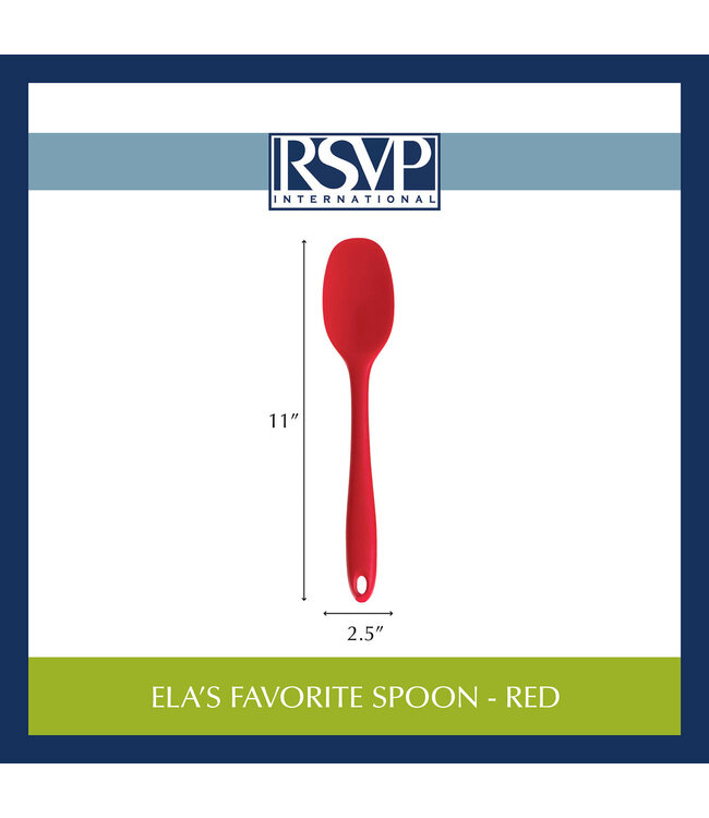 RSVP Ela's Spoon - Red