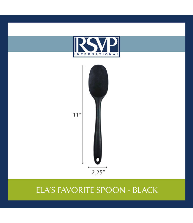 RSVP Ela's Spoon - Black