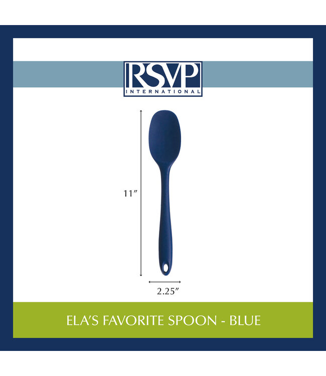 RSVP Ela's Spoon - Blue