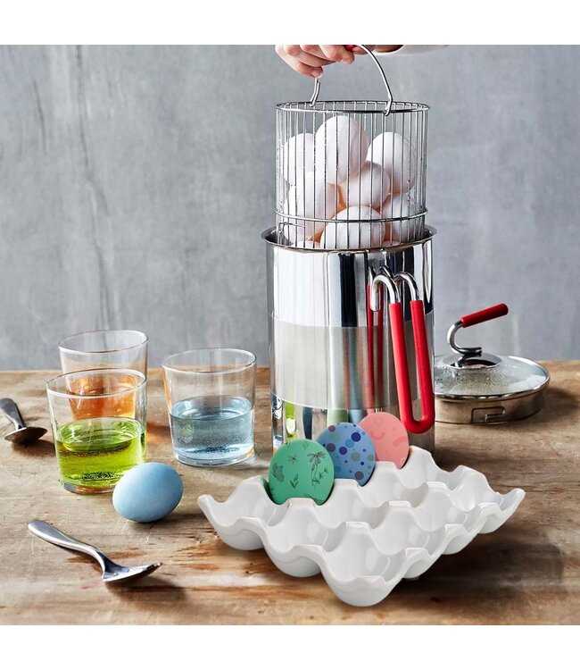 HIC Harold Import Company Egg Crate - Porcelain