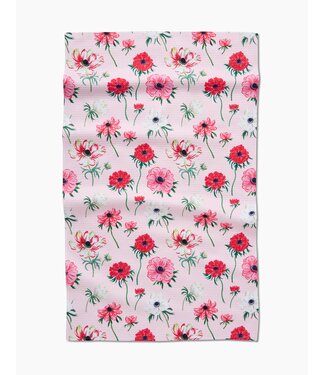 Geometry Tea Towels - Anemone