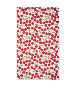Geometry Tea Towels - Sweet Cherry