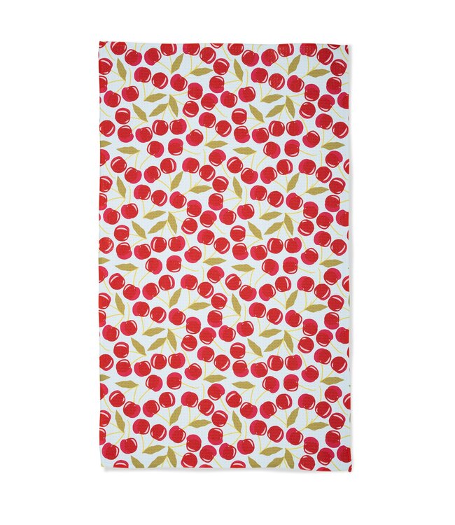 Geometry Tea Towels - Sweet Cherry
