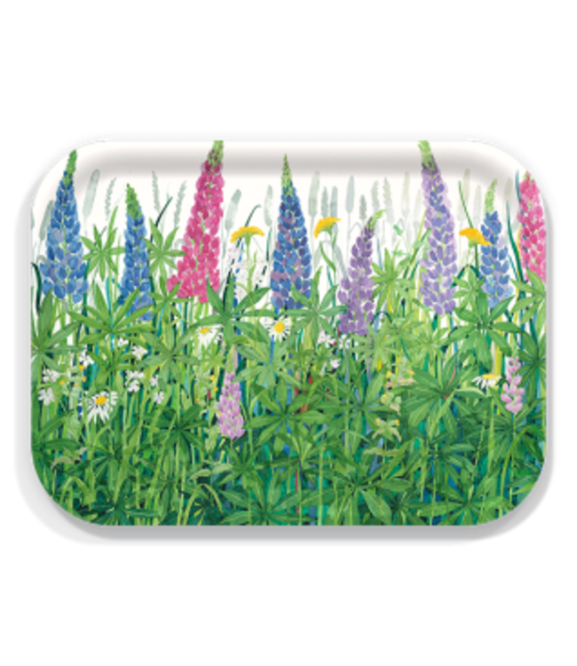 Lupine and Daisies Large Tray