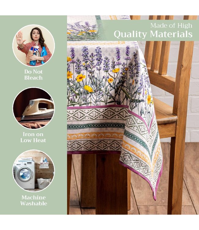 Fanny Lavender Tablecloth