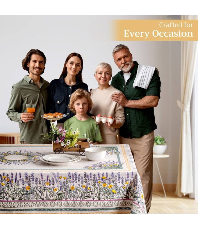 Fanny Lavender Tablecloth