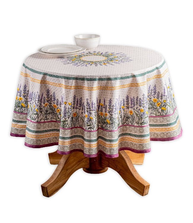 Fanny Lavender Tablecloth