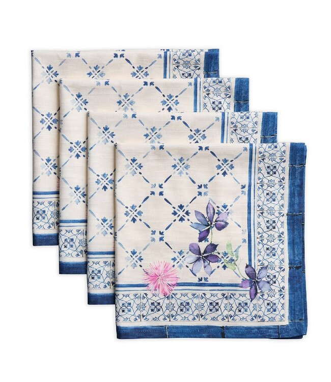 Faience Napkins - Set of 4