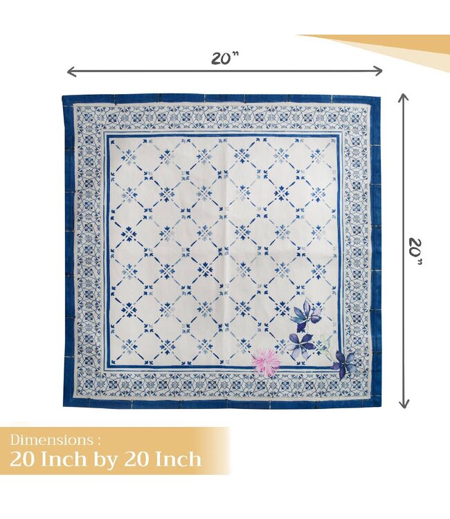 Faience Napkins - Set of 4