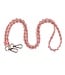 Pom Pom London Strap - Gold Chain Light Coral Pink Weave