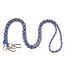 Pom Pom London Strap - Gold Chain Dazzling Blue Weave