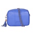 Pom Pom London Strap - Gold Chain Dazzling Blue Weave