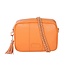 Pom Pom London Strap - Gold Chain Marmalade Orange Weave