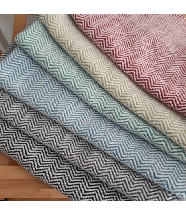 Handwoven Cotton Dish Towel - Light Green