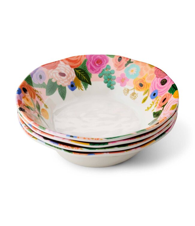 Rifle Paper Co Garden Party Melamine Assorted Bowls - Set of 4