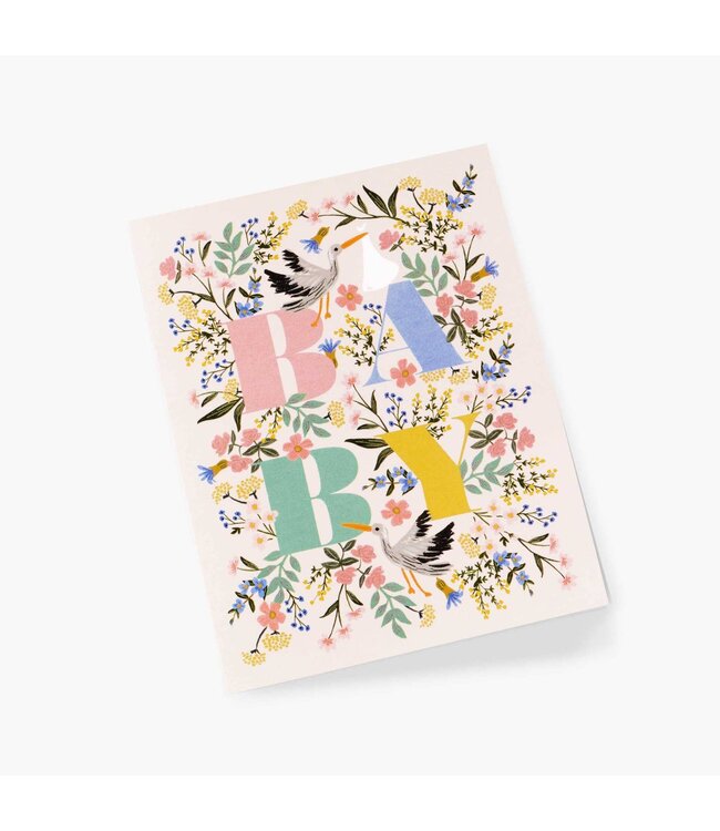 Rifle Paper Co Mayfair Baby Greeting Card