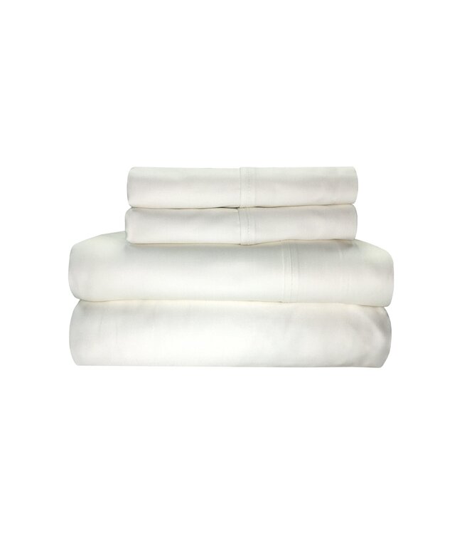 Sttelli Siesta Bed Sheet Set - Snow | FULL