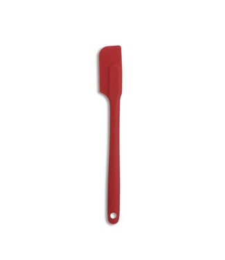 HIC Harold Import Company Silicone Slim Spatula, Red, 10in