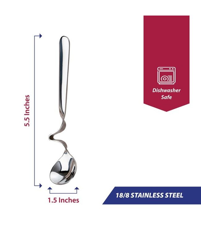 HIC Harold Import Company Curved Handle Honey Spoon
