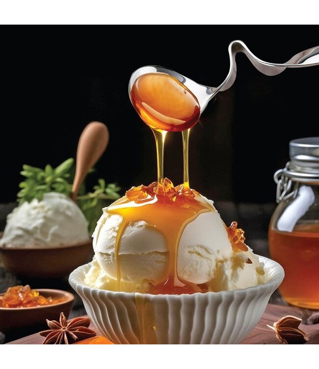 HIC Harold Import Company Curved Handle Honey Spoon