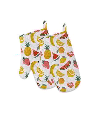 Mahogany Fruit Medley Oven Mitt - Set of 2