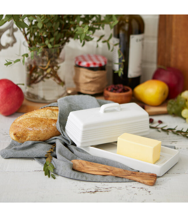 RSVP Stoneware Butter Dish