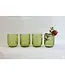 Embossed Drinking Glass - Green
