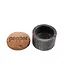 Salt & Pepper Container w/Wood Lid - Set of 2