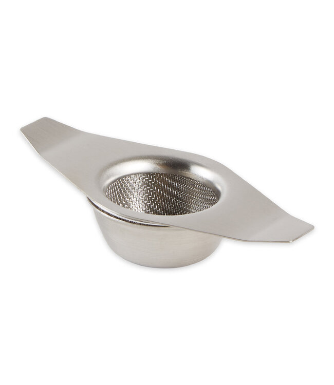 RSVP Tea Strainer w/ Drip Cup