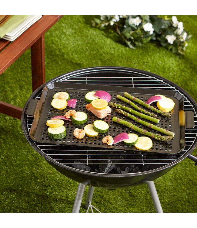 RSVP Porcelain Grill Topper - Large