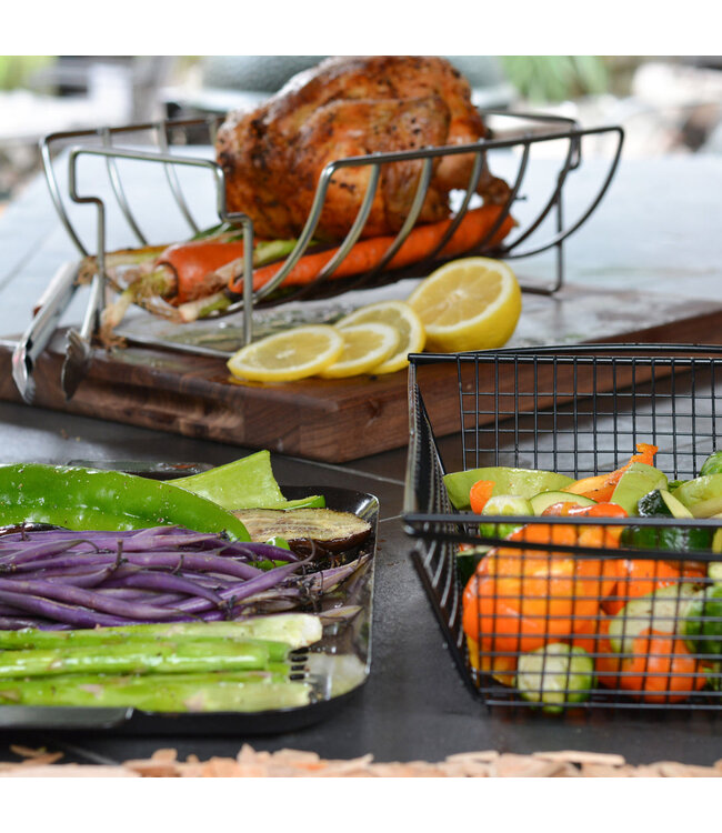 RSVP Porcelain Grill Topper - Large