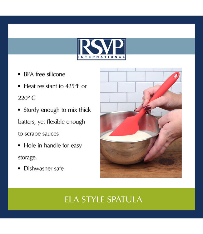 RSVP Ela's Style Spatula - Red