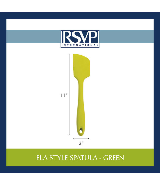 RSVP Ela's Style Spatula - Green