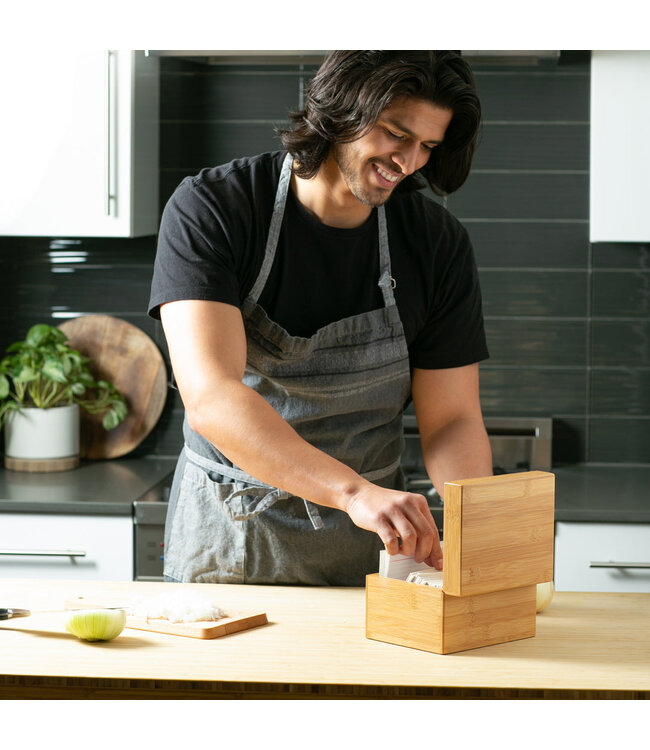 RSVP Bamboo Recipe Box