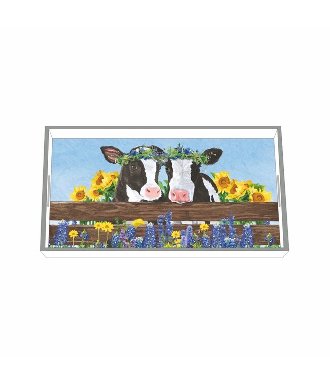 Paper Products Design Borden & Clover Wood Vanity Tray