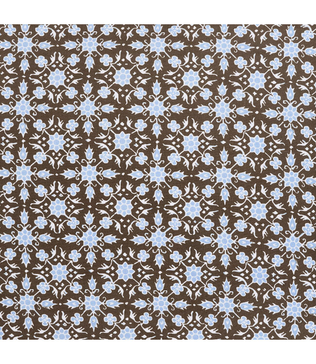 John Robshaw Kaarik Coffee Organic Duvet - King / Cal King