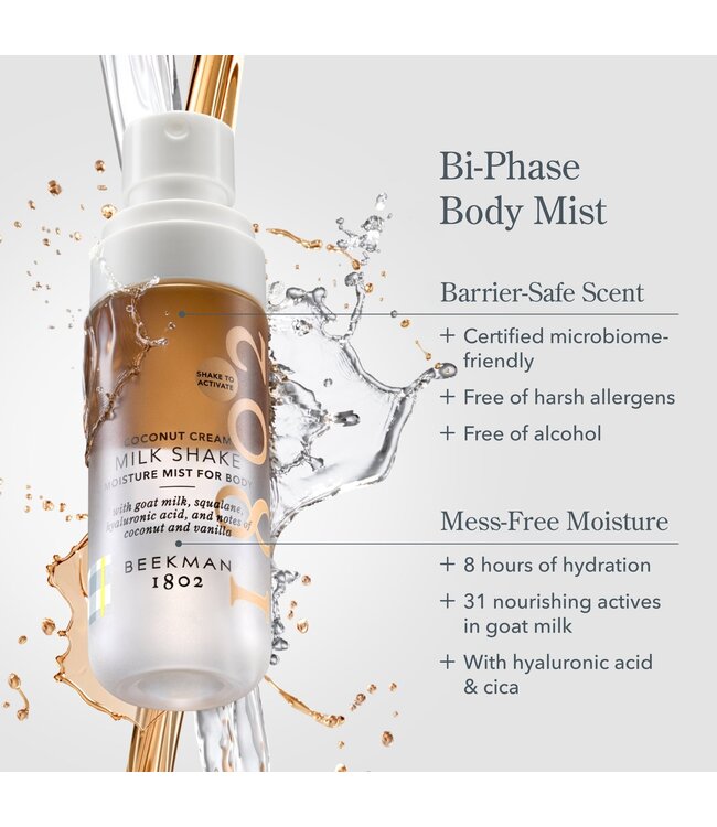 Beekman Milk Shake Moisture Mist for Body - 2oz