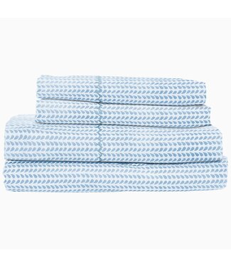 John Robshaw Cinde Light Indigo Organic Sheet Set