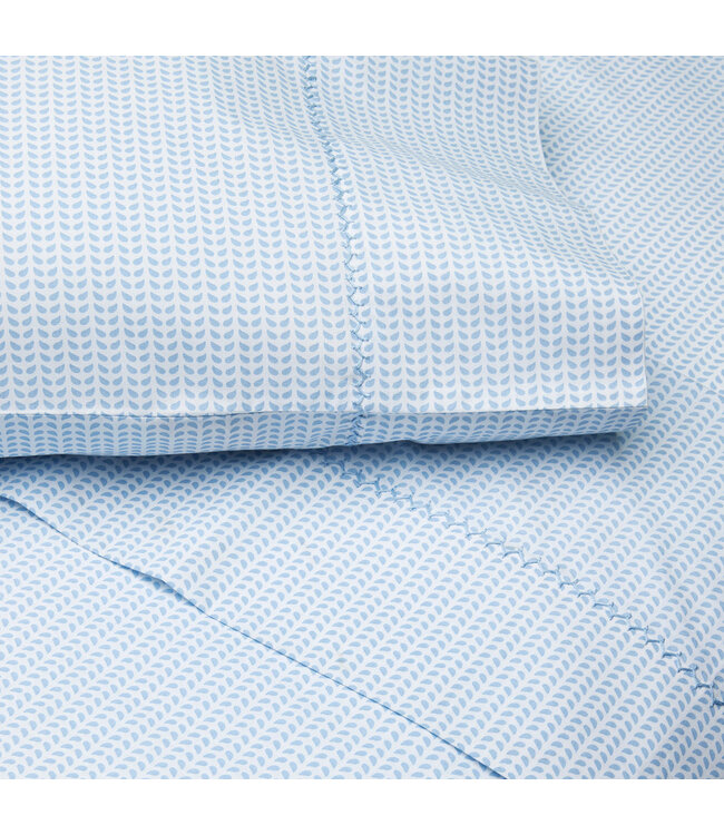 John Robshaw Cinde Light Indigo Organic Sheet Set